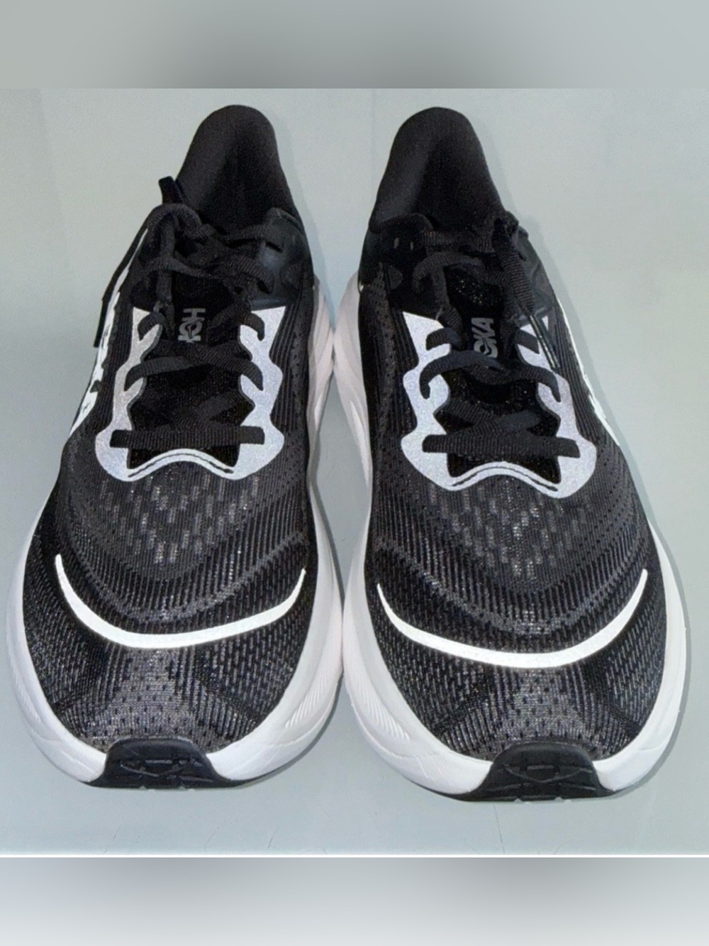 Hoka ONE ONE 🔥 Skyflow Black Athletic Running Sneakers Size 12 1155111 BWHT NEW - Picture 6 of 14